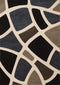 Rugs Modern Rugs - 23" x 82" x 0.43" Denim Blue Polypropylene Runner Rug HomeRoots