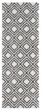 Rugs Modern Rugs - 31" x 86" x 1.2" White Microfiber Polyester Runner Rug HomeRoots