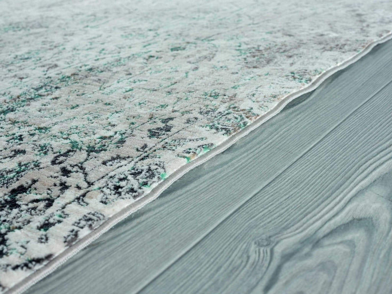 Rugs Modern Rugs - 47" x 63" x 0.2" Natural Polyester Accent Rug HomeRoots