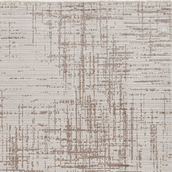 Rugs Modern Rugs - 47" X 65" X 0.'25" Natural Polyester Rug HomeRoots