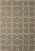 Rugs Modern Rugs - 94" x 126" Green Polypropylene/Olefin Runner Rug HomeRoots