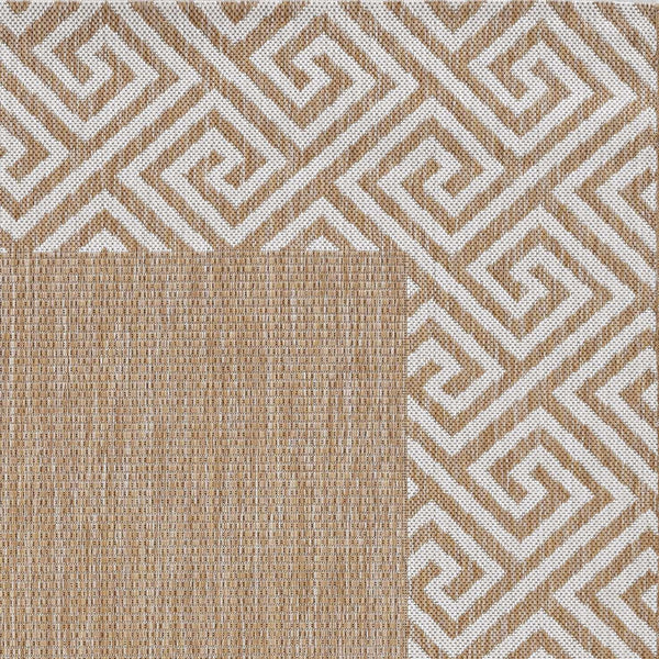 Rugs Modern Rugs - 94" X 130" X 0.'25" Natural Polypropylene Rug HomeRoots