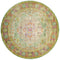 Rugs Modern Rugs - 94" x 94" x 0.31" Natural Olefin/Polyester Round Rug HomeRoots