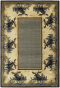 Rugs Natural Area Rugs 22" x 36" x 0.45" Natural Polypropylene Accent Rug 9387 HomeRoots