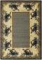 Rugs Natural Area Rugs 22" x 36" x 0.45" Natural Polypropylene Accent Rug 9387 HomeRoots