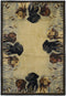 Rugs Natural Area Rugs 47" x 63" x 0.45" Natural Polypropylene Accent Rug 9394 HomeRoots