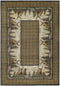 Rugs Natural Area Rugs 47" x 63" x 0.45" Natural Polypropylene Accent Rug 9399 HomeRoots