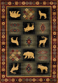 Rugs Natural Area Rugs 63" x 90" x 0.45" Natural Polypropylene Area Rug 9310 HomeRoots
