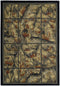 Rugs Natural Area Rugs 63" x 90" x 0.45" Natural Polypropylene Area Rug 9405 HomeRoots