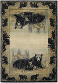 Rugs Natural Area Rugs 63" x 90" x 0.45" Natural Polypropylene Area Rug 9415 HomeRoots