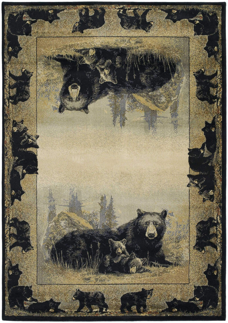 Rugs Natural Area Rugs 63" x 90" x 0.45" Natural Polypropylene Area Rug 9415 HomeRoots