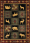 Rugs Natural Area Rugs 94" x 126" x 0.45" Natural Polypropylene Oversize Rug 9311 HomeRoots