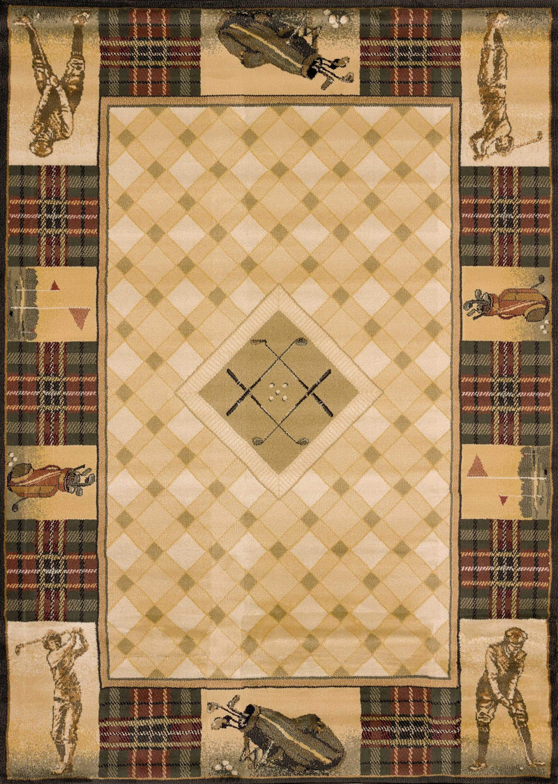 Rugs Natural Area Rugs 94" x 126" x 0.45" Natural Polypropylene Oversize Rug 9316 HomeRoots