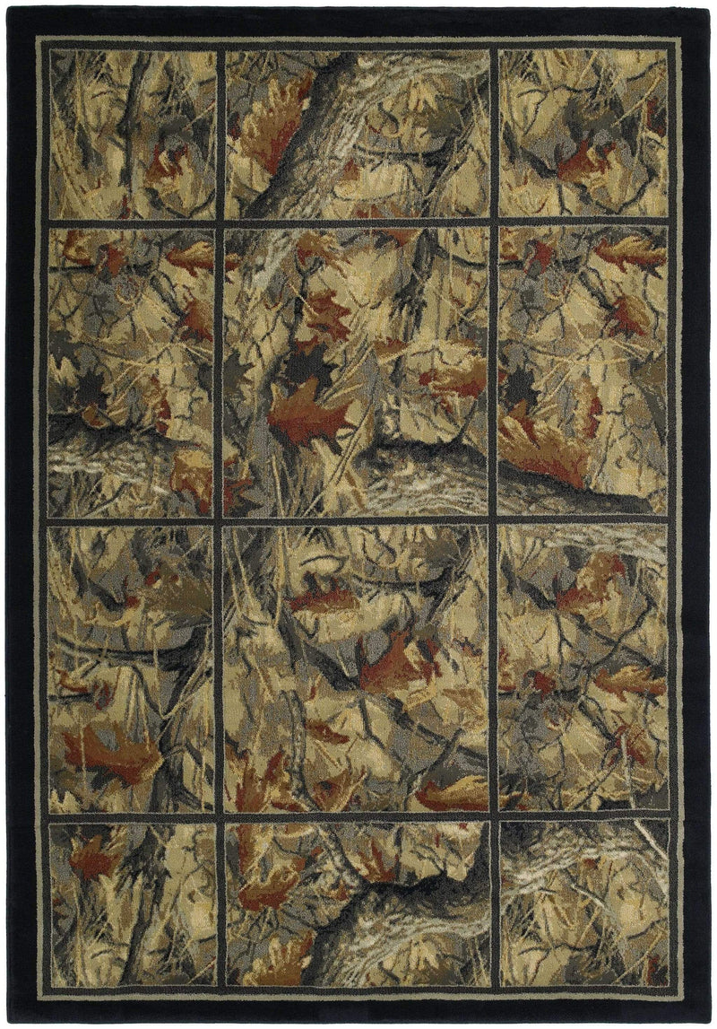 Rugs Natural Area Rugs 94" x 126" x 0.45" Natural Polypropylene Oversize Rug 9406 HomeRoots