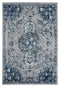 Rugs Natural Fiber Rugs - 22" x 36" x 0.4" Grey Olefin Accent Rug HomeRoots