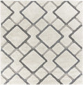 Rugs Natural Fiber Rugs - 6'6" Square Polypropylene Natural Area Rug HomeRoots