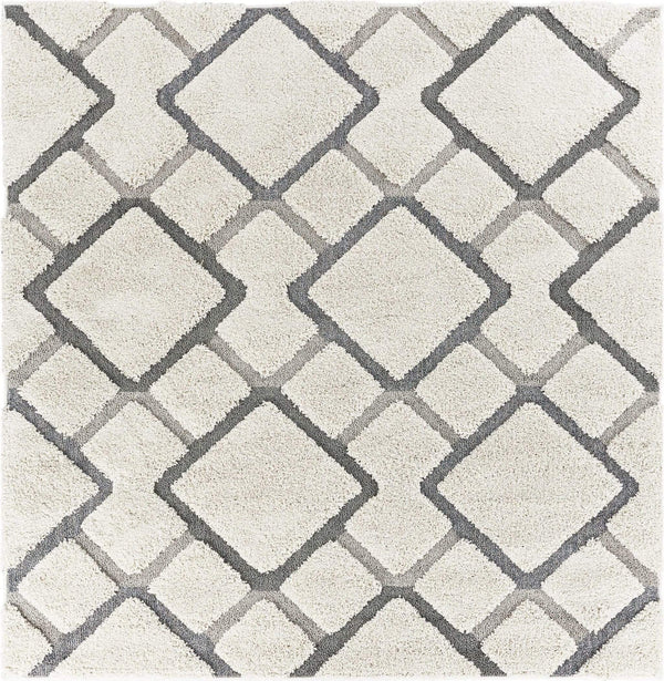 Rugs Natural Fiber Rugs - 6'6" Square Polypropylene Natural Area Rug HomeRoots