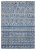 Rugs Natural Fiber Rugs 63" x 90" x 0.04" Blue Polypropylene Area Rug 6887 HomeRoots