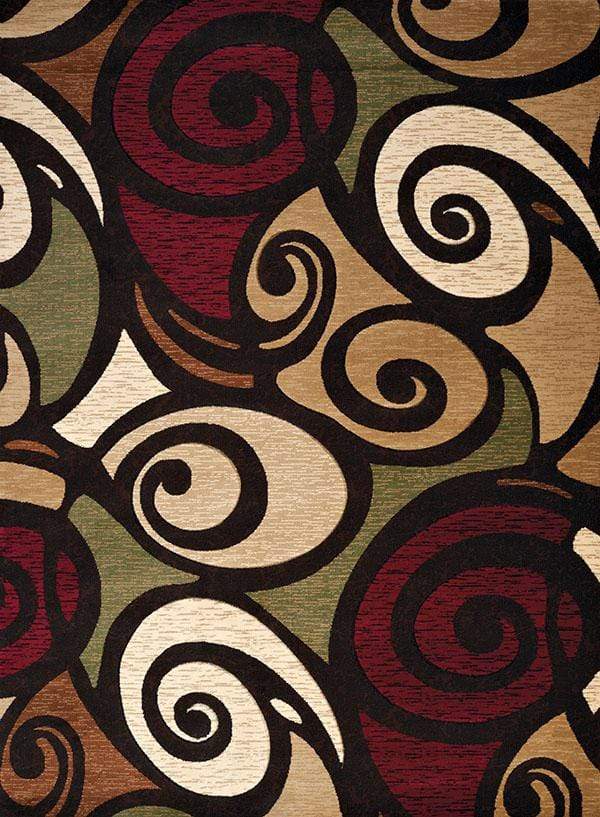 Rugs Natural Rug 22" x 32" x 0.47" Multi Polypropylene Accent Rug 8641 HomeRoots