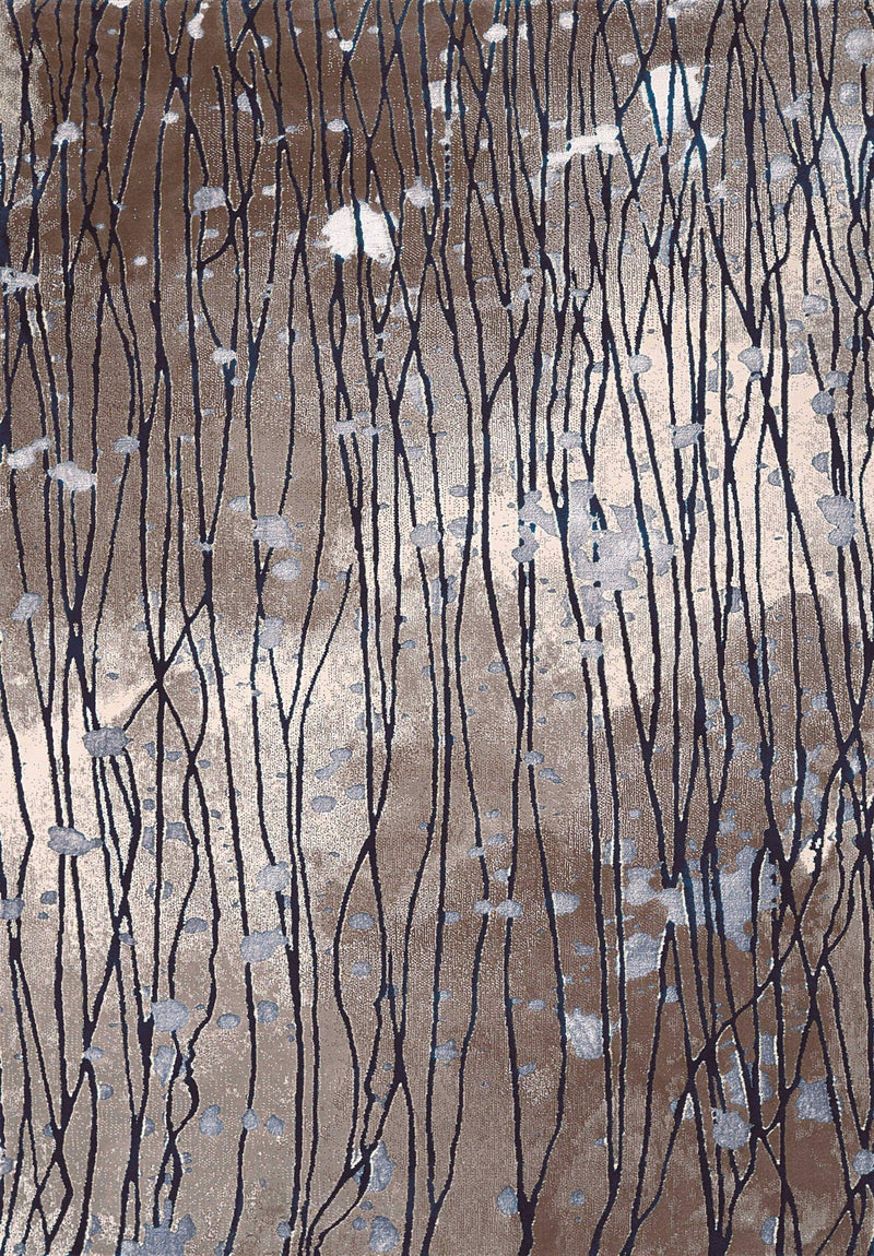 Rugs Natural Rug - 31" x 47" x 0.43" Taupe Polypropylene/Polyester Mat Rug HomeRoots