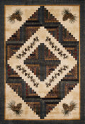 Rugs Natural Rug 47" x 63" x 0.45" Natural Polypropylene Accent Rug 9118 HomeRoots