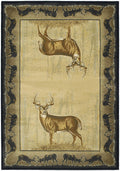 Rugs Natural Rug 63" x 90" x 0.45" Natural Polypropylene Area Rug 7561 HomeRoots