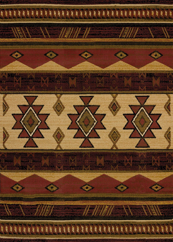 Rugs Natural Rug 94" x 126" x 0.4" Auburn Polypropylene Oversize Rug 8117 HomeRoots