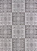 Rugs Navy Area Rug - 63" x 86" x 0.47" Silver Polypropylene/Polyester Area Rug HomeRoots
