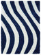 Rugs Navy Area Rug - 63" x 86" x 1.2" Navy Polyester Area Rug HomeRoots