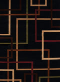 Rugs Navy Blue Area Rug 22" x 32" x 0.47" Onyx Polypropylene Accent Rug 8581 HomeRoots