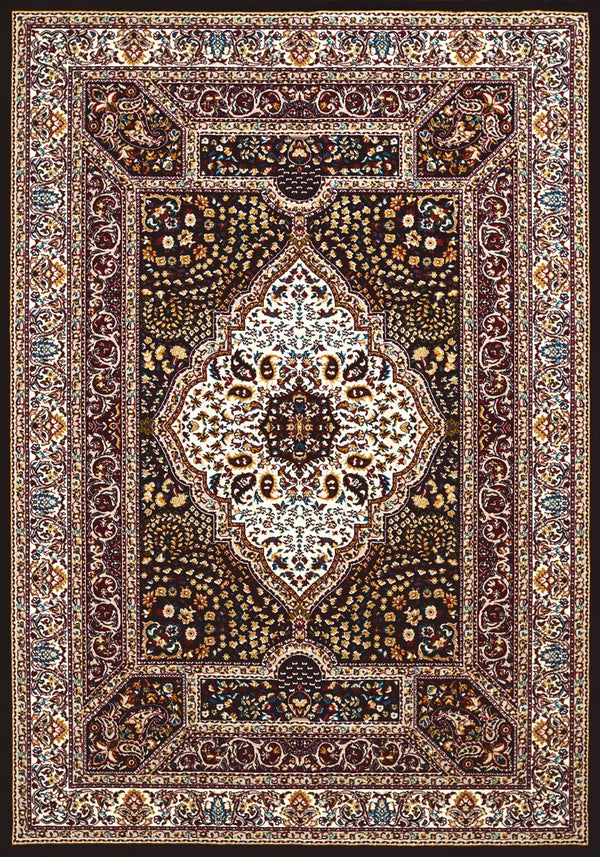 Rugs Navy Blue Rug 31" x 47" x 0.39" Navy Polyester Mat Rug 6706 HomeRoots