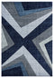 Rugs Navy Blue Rug - 31" x 50" x 0.5 Navy Olefin/Polypropylene Mat Rug HomeRoots