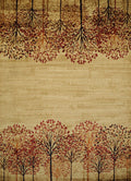 Rugs Navy Blue Rug 94" x 126" x 0.4" Natural Polypropylene Oversize Rug 6668 HomeRoots