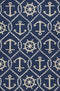 Rugs Navy Rug - 2' x 3' UV-treated Polypropylene Navy Area Rug HomeRoots
