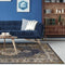 Rugs Navy Rug - 5'3"X 7'7" Polypropylene Navy Area Rug HomeRoots