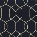 Rugs Navy Rug - 7' Square UV-treated Polypropylene Navy Area Rug HomeRoots