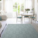 Rugs Ocean Rug - 108" X 144" X 0.'5" Ocean Polyester Rug HomeRoots