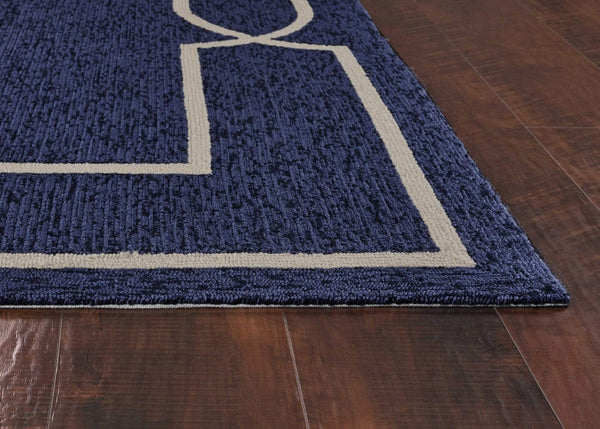Rugs Ocean Rug - 60" X 84" X 0.'5" Ocean Polypropylene Rug HomeRoots
