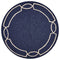 Rugs Ocean Rug - 7' Round UV-treated Polypropylene Ocean Area Rug HomeRoots