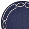 Rugs Ocean Rug - 7' Round UV-treated Polypropylene Ocean Area Rug HomeRoots