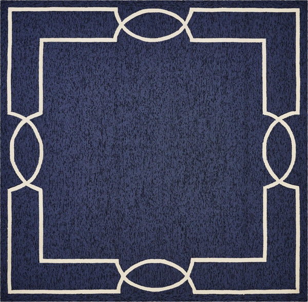 Rugs Ocean Rug - 96" X 132" X 0.'5" Ocean Polypropylene Rug HomeRoots