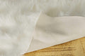 Rugs Off White Rug - 24" x 72" x 1.5" Off White Sheepskin Double - Area Rug HomeRoots