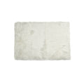 Rugs Off White Rug - 48" x 72" x 1.5" Off White, Faux Sheepskin - Area Rug HomeRoots
