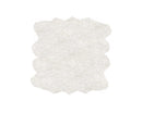 Rugs Off White Rug - 72" x 72" x 1.5" Off White Octo Faux Sheepskin - Area Rug HomeRoots