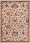 Rugs Olefin Rug - 116" x 158" x 0.24" Natural Polyester Rug HomeRoots