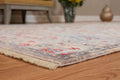 Rugs Orange Area Rug 22" x 33" x 0.24" Garnet Polyester Accent Rug 9945 HomeRoots