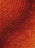 Rugs Orange Area Rug - 94" x 126" x 1.2" Burnt Orange Polyester Oversize Rug HomeRoots
