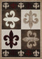 Rugs Outdoor Runner Rug 23" x 86" x 0.4" Garnet Polypropylene Runner Rug 8167 HomeRoots