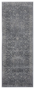 Rugs Outdoor Runner Rug 31" x 86" x 0.31" Cream Olefin Runner Rug 8250 HomeRoots