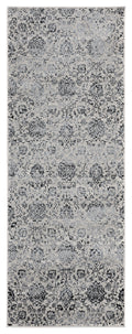 Rugs Outdoor Runner Rug - 31" x 86" x 0.31" Onyx Olefin Runner Rug HomeRoots